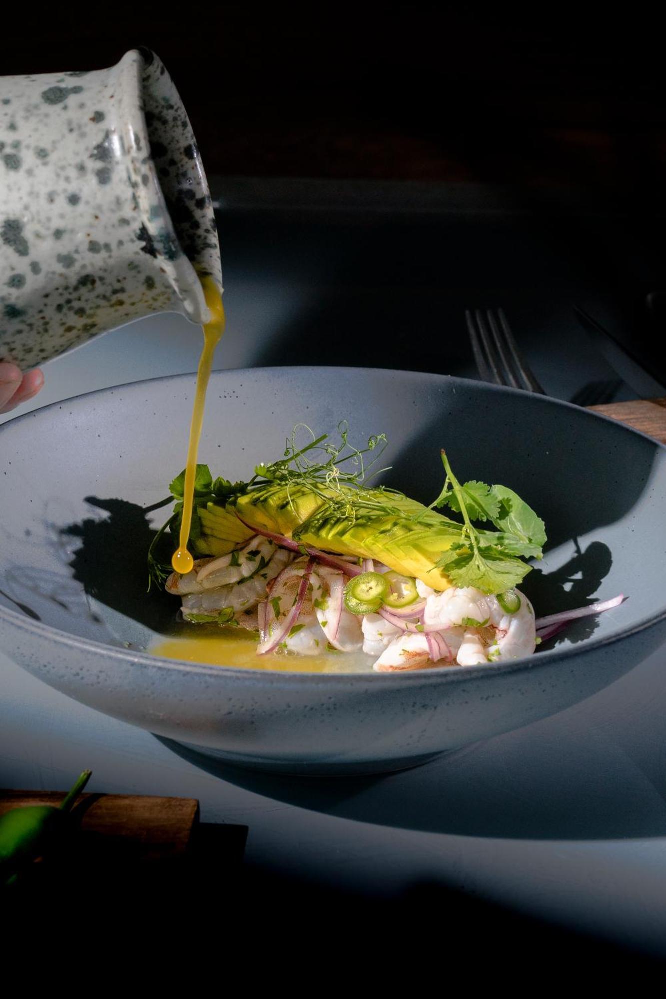 Hotel Makaaba Eco-Boutique Bacalar Exterior photo Ceviche being prepared